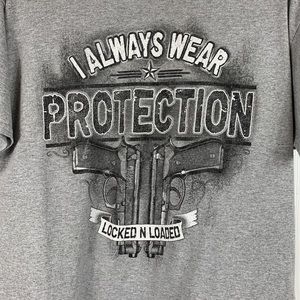 Tactical Tees heather grey short sleeved tee shirt size large.